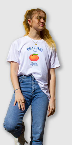 Tee-shirt peaches